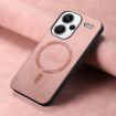 Xiaomi Redmi Note 13 Pro+ Pink Retro Magsafe PU Back Cover Case - 2