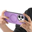 Xiaomi Redmi Note 13 Pro+ Purple Retro Magsafe PU Back Cover Case - 4