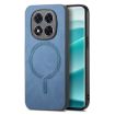 Xiaomi Redmi Note 14 Pro 5G Blue Retro Magsafe PU Back Cover Case - 1