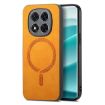 Xiaomi Redmi Note 14 Pro+ 5G Yellow Retro Magsafe PU Phone Case - 1