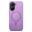 Redmi Turbo 4 Purple Retro Magsafe PU Back Cover Phone Case - 2