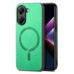 Redmi Turbo 4 Green Retro Magsafe PU Back Cover Phone Case - 1