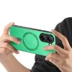 Redmi Turbo 4 Green Retro Magsafe PU Back Cover Phone Case - 3