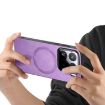 Xiaomi 15 Pro Purple Retro Magsafe PU Back Cover Phone Case - 3