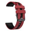 Amazfit Active 20mm Two-Color Silicone Watch Band Red+Black Sports - 2