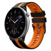Amazfit GTR Mini 20mm Black+Orange Sports Silicone Watch Band - 1