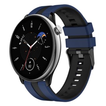 Amazfit GTR Mini 20mm Blue+Black Two-Color Sports Silicone Band - 1
