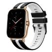 Amazfit GTS 2 20mm Black+White Two-Color Sports Silicone Watch Band - 1