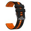 Amazfit Pop Pro 20mm Black+Orange Sports Silicone Watch Band - 2