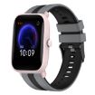 Amazfit Pop Pro 20mm Grey+Black Two-Color Sports Silicone Watch Band - 1