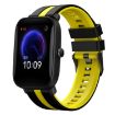 Amazfit Pop 20mm Black+Yellow Two-Color Sports Silicone Watch Band - 1