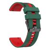 Amazfit Bip3 Pro 20mm Green+Red Two-Color Sports Silicone Watch Band - 2