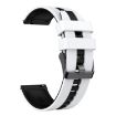 Amazfit Bip 5 22mm Two-Color Silicone Watch Band White+Black - 2