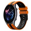 Amazfit GTR 3 22mm Orange+Black Two-Color Sports Silicone Watch Band - 1