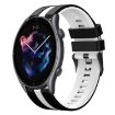 Amazfit 3 22mm Black+White Two-Color Sports Silicone Watch Band - 1