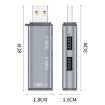 ADS-302A 3 in 1 USB Hub Expansion Station USB 3.0/2.0 Adapter Grey - 9