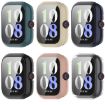 Vivo iQOO Watch GT Protective Case with Tempered Film - Black - 9