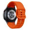 Samsung Galaxy Watch 7 40/44mm Orange Wave Pattern Silicone Band - 2