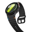Samsung Galaxy Watch 6 Classic Black Wave Pattern Silicone Band - 4