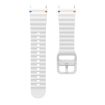 Samsung Galaxy Watch 5 40/44mm White Wave Pattern Silicone Band - 5