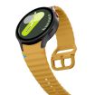 Samsung Galaxy Watch 5 40/44mm Yellow Wave Pattern Silicone Band - 4