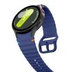 Samsung Galaxy Watch 5 Pro Dark Blue Wave Pattern Silicone Band - 4