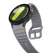 Samsung Galaxy Watch 5 Pro Dark Gray Wave Pattern Silicone Band - 4