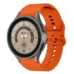 Samsung Galaxy Watch 5 Pro Orange Wave Pattern Silicone Band - 1