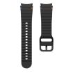 Samsung Galaxy Watch 4 40/44mm Black Wave Pattern Silicone Band - 5