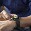 Samsung Galaxy Watch 4 Classic 42/46mm Light Gray Silicone Band - 8