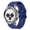 Samsung Galaxy Watch 4 Classic 42/46mm Dark Blue Silicone Band - 1