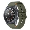 Samsung Galaxy Watch3 41mm Army Green Wave Pattern Silicone Band - 1