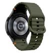 Samsung Galaxy Watch3 41mm Army Green Wave Pattern Silicone Band - 2