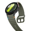 Samsung Galaxy Watch3 41mm Army Green Wave Pattern Silicone Band - 4