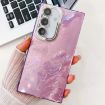 Samsung Galaxy A15 5G Glitter TPU Case with Lens Film - Purple Tinfoil - 1