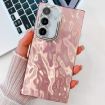 Samsung Galaxy A55 5G Pink Glitter TPU Case with Lens Film - 1