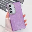 Samsung Galaxy A25 5G Glitter TPU Case with Lens Film - Purple Shell - 1