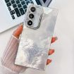 Samsung Galaxy A54 5G Glitter TPU Case with Lens Film - White Tinfoil - 1