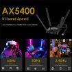 WAVLINK WN695X2 AX5400 USB WiFi 6 Dongle, Tri-Band Adapter, 4 Antennas - 4