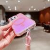 iPhone 17 Air Bright Shadow Magsafe Case with Wrist Strap - Purple - 6