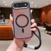 iPhone 17 Air Bright Shadow Magsafe Case with Wrist Strap (Black) - 1