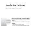 iPad Pro 13 2024 ENKAY 360 Rotation Leather Case with Pen Slot Black - 7
