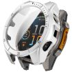 Garmin Fenix 8 AMOLED 47mm Tempered Glass PC Watch Case Silver Black - 1