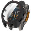 Garmin Fenix 8 AMOLED 43mm Tempered Glass PC Watch Case Black Red - 1