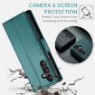 Samsung Galaxy S24 FE 5G Case - Butterfly Buckle RFID Leather (Green) - 6