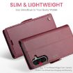 Samsung Galaxy A26 CaseMe 023 Red Butterfly Buckle Leather Phone Case - 3