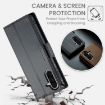 Samsung Galaxy A26 CaseMe 023 Butterfly Buckle Leather Case (Black) - 4