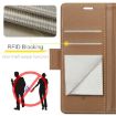 Samsung Galaxy A36 CaseMe 023 Leather Phone Case Brown RFID Anti-theft - 6