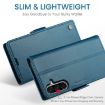 Samsung Galaxy A56 CaseMe 023 Blue Butterfly Buckle Leather Phone Case - 3