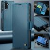 Samsung Galaxy A56 CaseMe 023 Blue Butterfly Buckle Leather Phone Case - 8